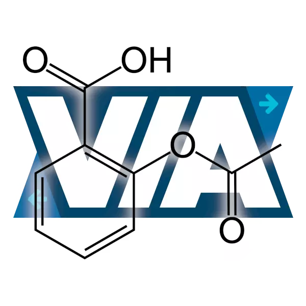 VIAaaS Logo (VIA logo with structural formula of aspirin)